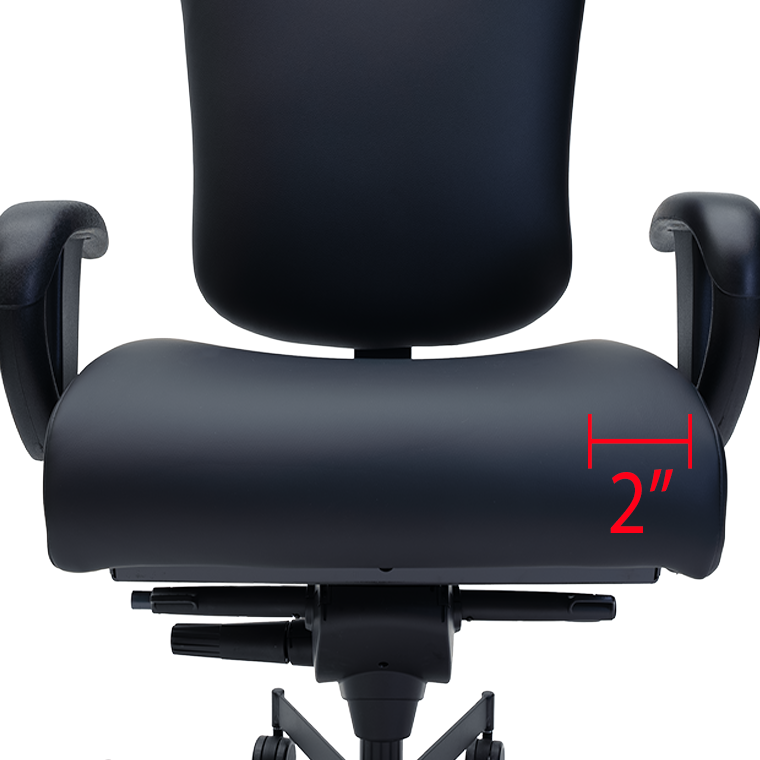 3152 Series features a 2" wider seat.