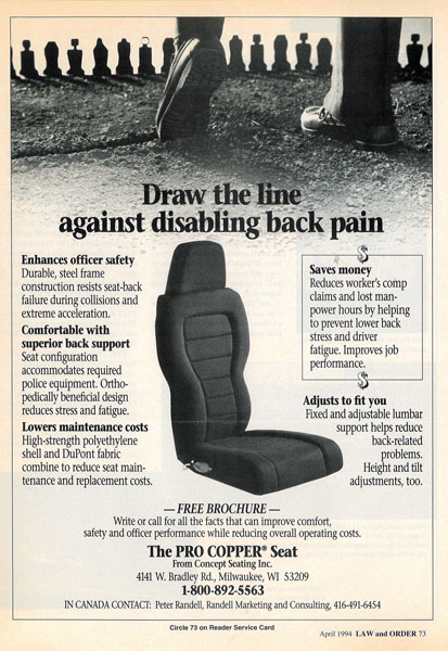 concept seating advertisement