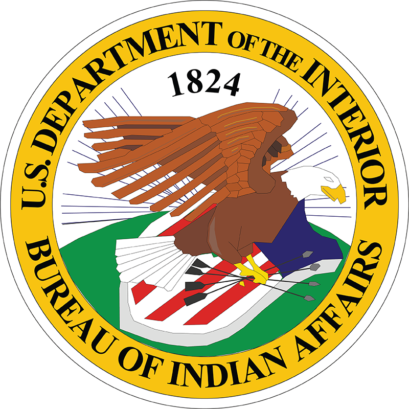 U.S. Department of the Interior Bureau of Indian Affairs logo